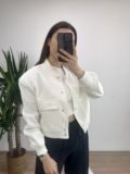 Beyaz Marka Model Bomber Ceket