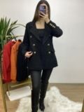 Siyah Tuvit Blazer Ceket