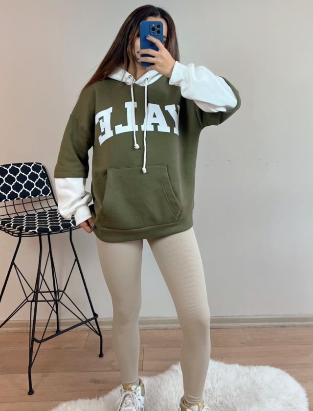 Yeşil Orjinal Marka Yale Sweat