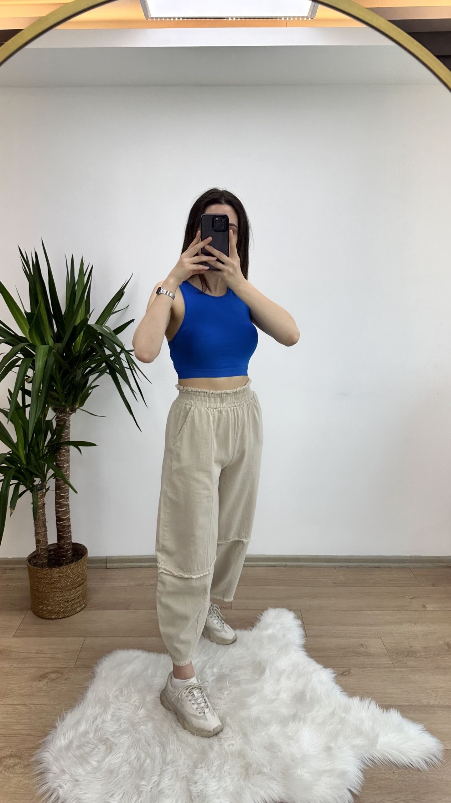 Dilvin Halter Yaka Crop - Görsel 4