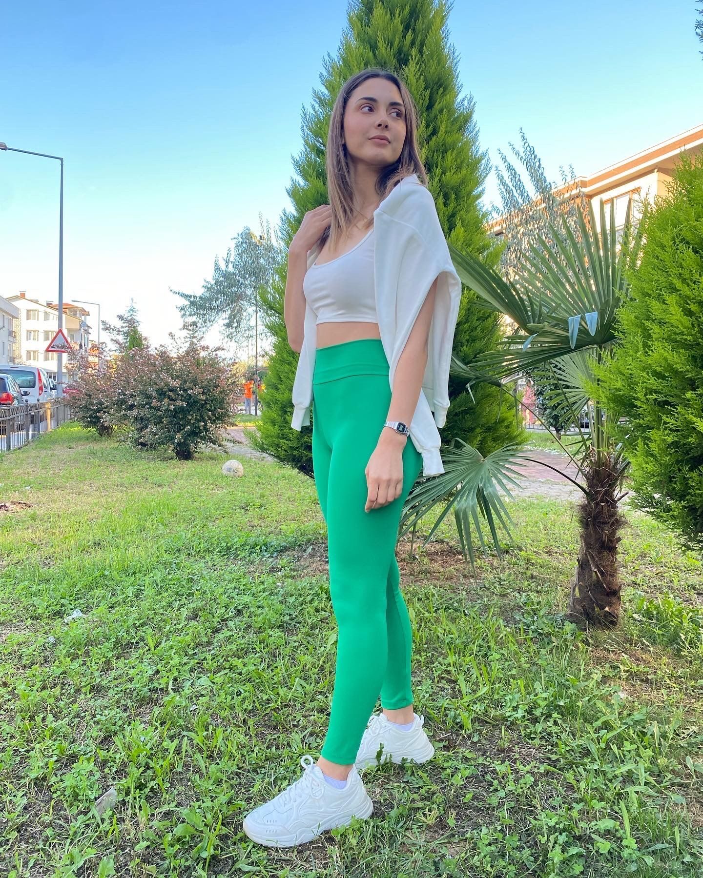 Yeşil NanoFit Korse Etkili Tayt - Görsel 4