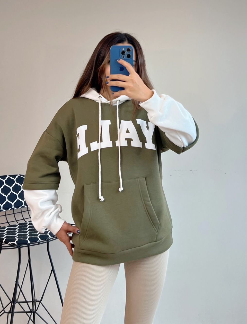 Yeşil Orjinal Marka Yale Sweat - Görsel 2