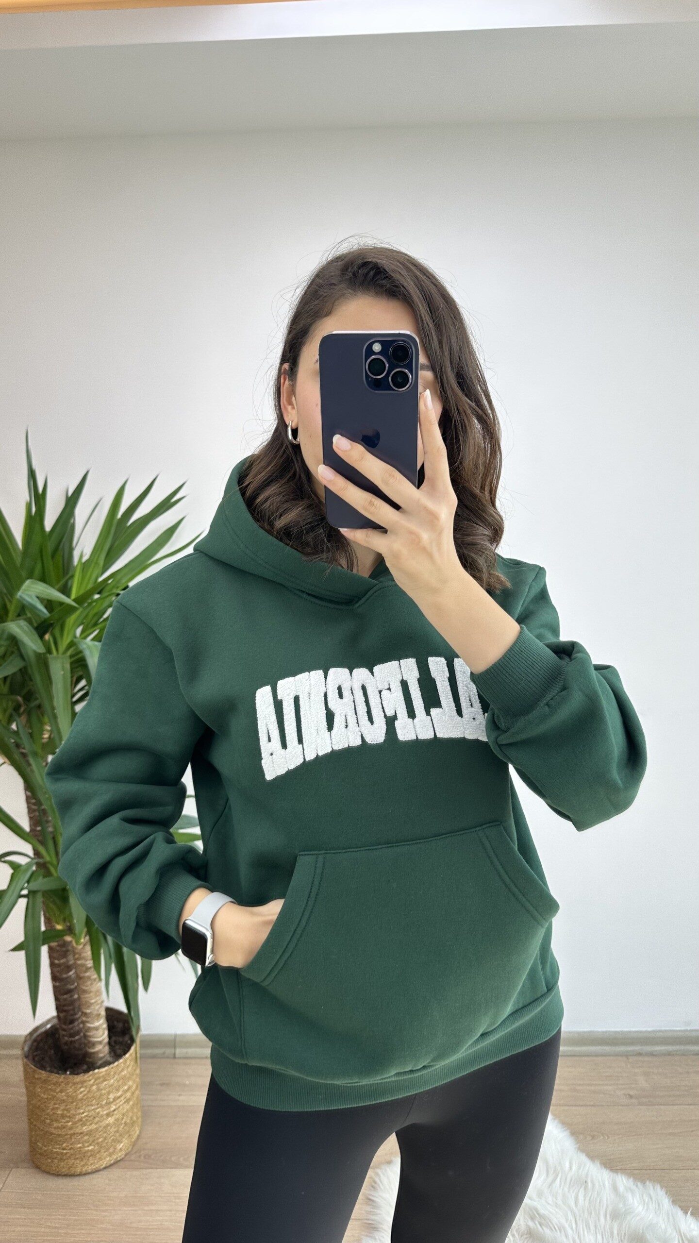 Mango CALİFORNİA Sweat—Yeşil - Görsel 4
