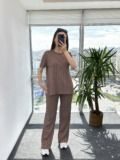 Kahve Premium Kalite Triko Takım