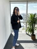 Siyah Basic Poplin gömlek
